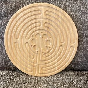 Wooden Finger Labyrinth | Authentic Bamboo Mindfulness Tool